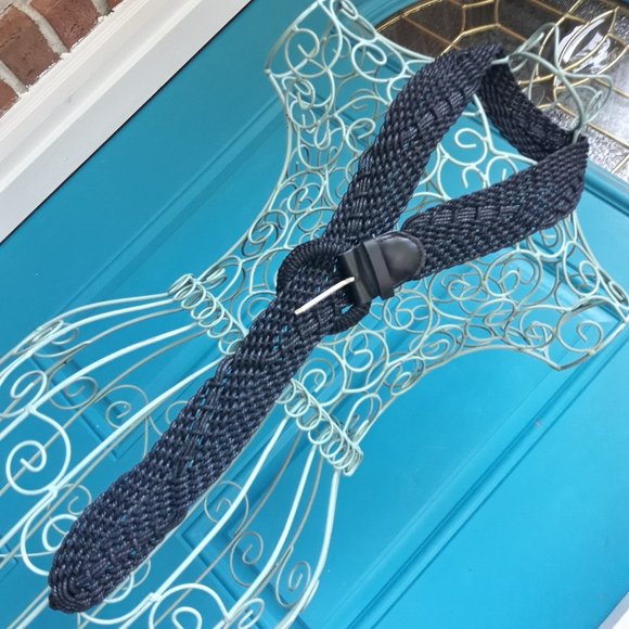 Wide Woven Belt Braided Macrame Belt Womens Vegan Rope Multi Loop Bohemian main image 4